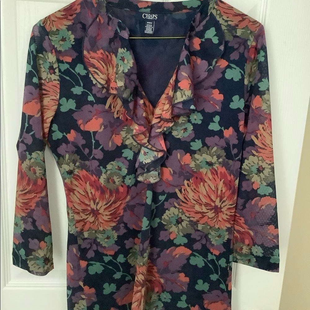 CHAPS 3/4 Sleeve Top
